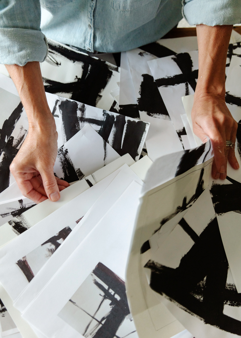 Artist Karina Gentinetta in New Orleans, Louisiana.