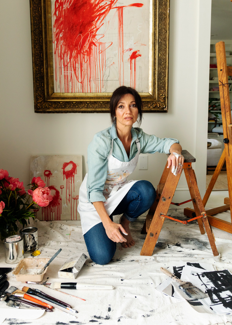 Artist Karina Gentinetta in New Orleans, Louisiana.