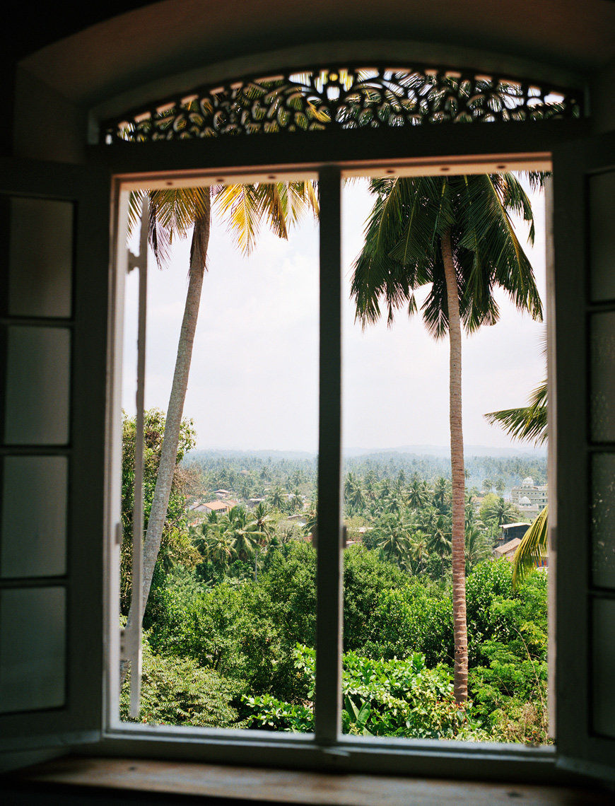 SRI LANKA, Asia, view from the window of Sun House hotel