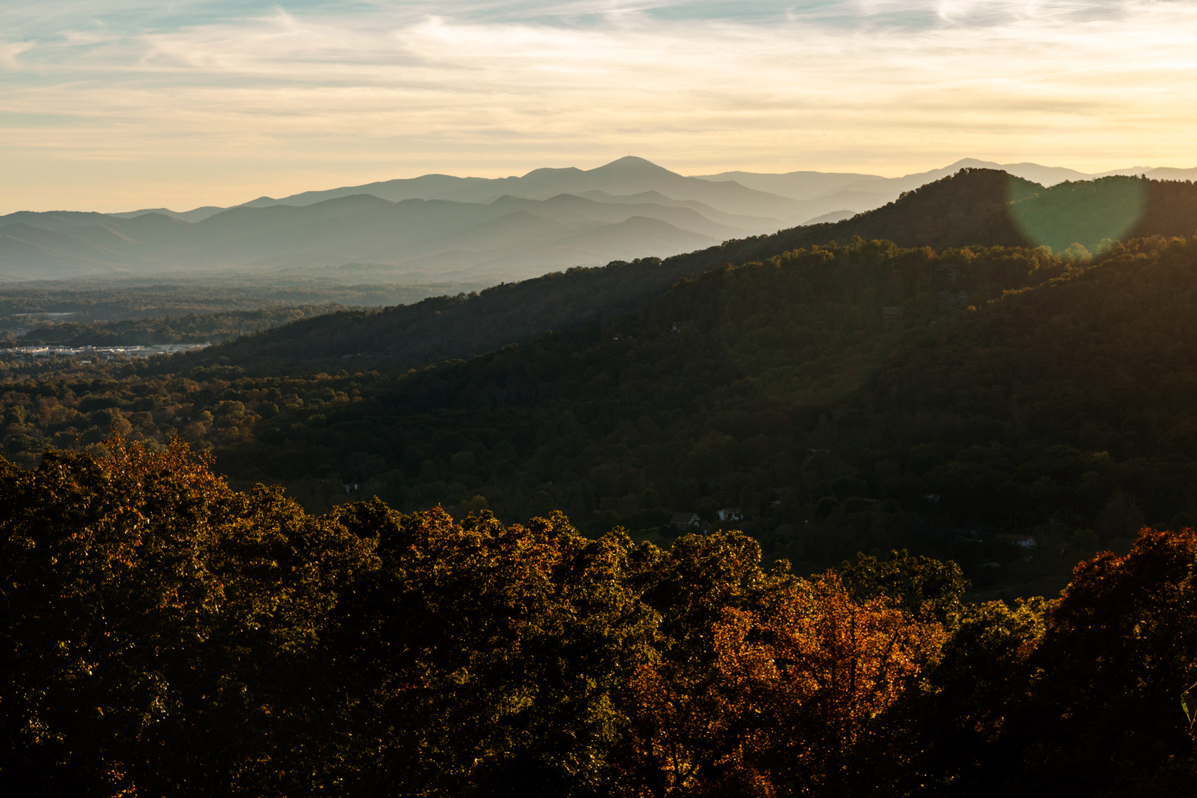 Asheville, North Carolina. Assorted Views along the Blue Ridge Parkway.